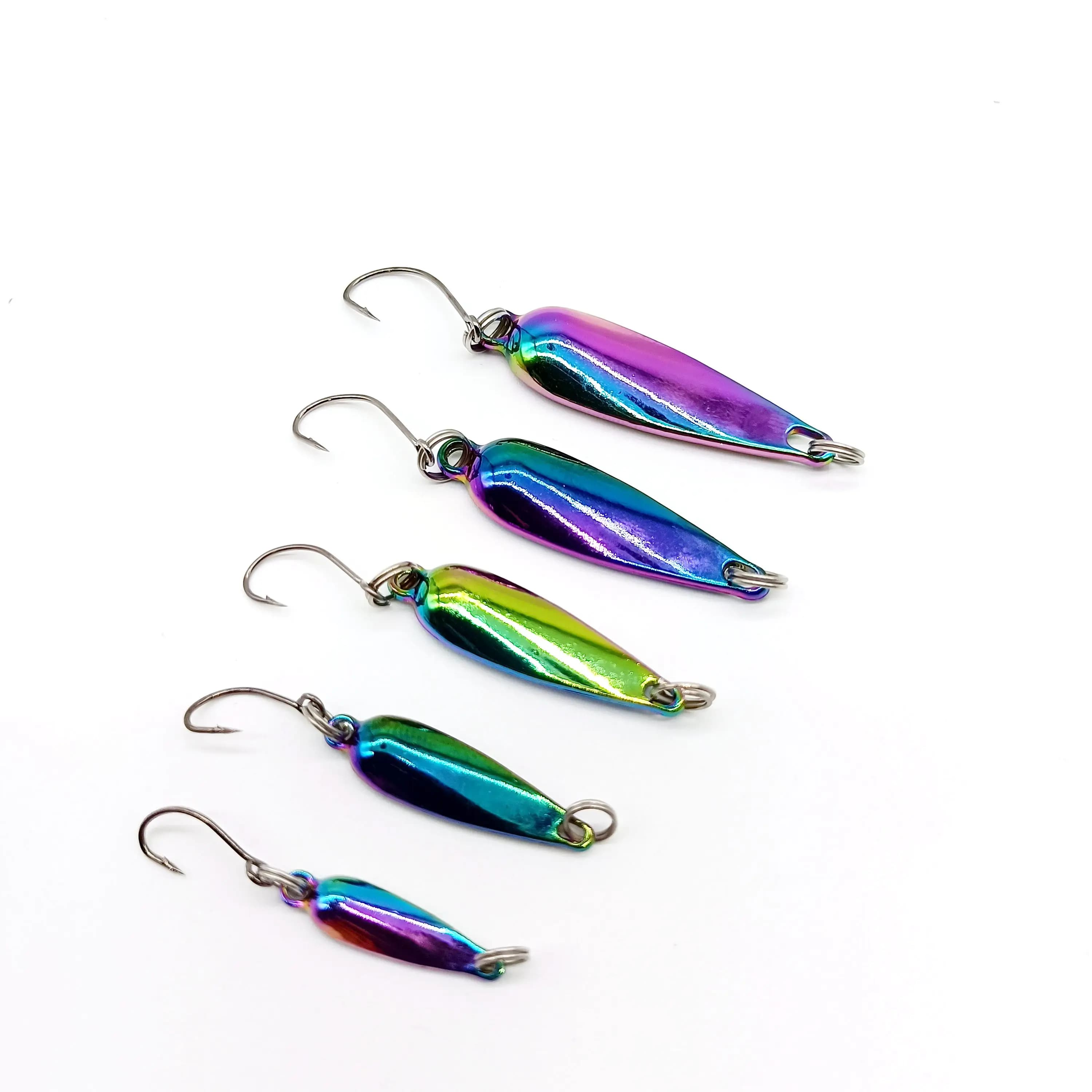 Leurre métal spinner DUODUOYU 1.1g à 7g pour pêche au bar et eau salée - Appât artificiel haute performance
