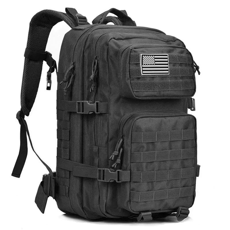 Sac à dos tactique 50L homme étanche grande capacité - Sac pêche outdoor multifonction sport extrême