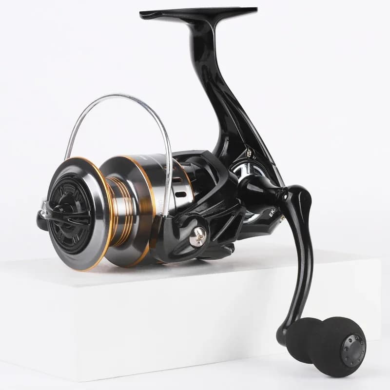 Moulinet de pêche spinning ultra léger professionnel 1000 à 7000, rapport 5.2:1 et frein 26LB pour