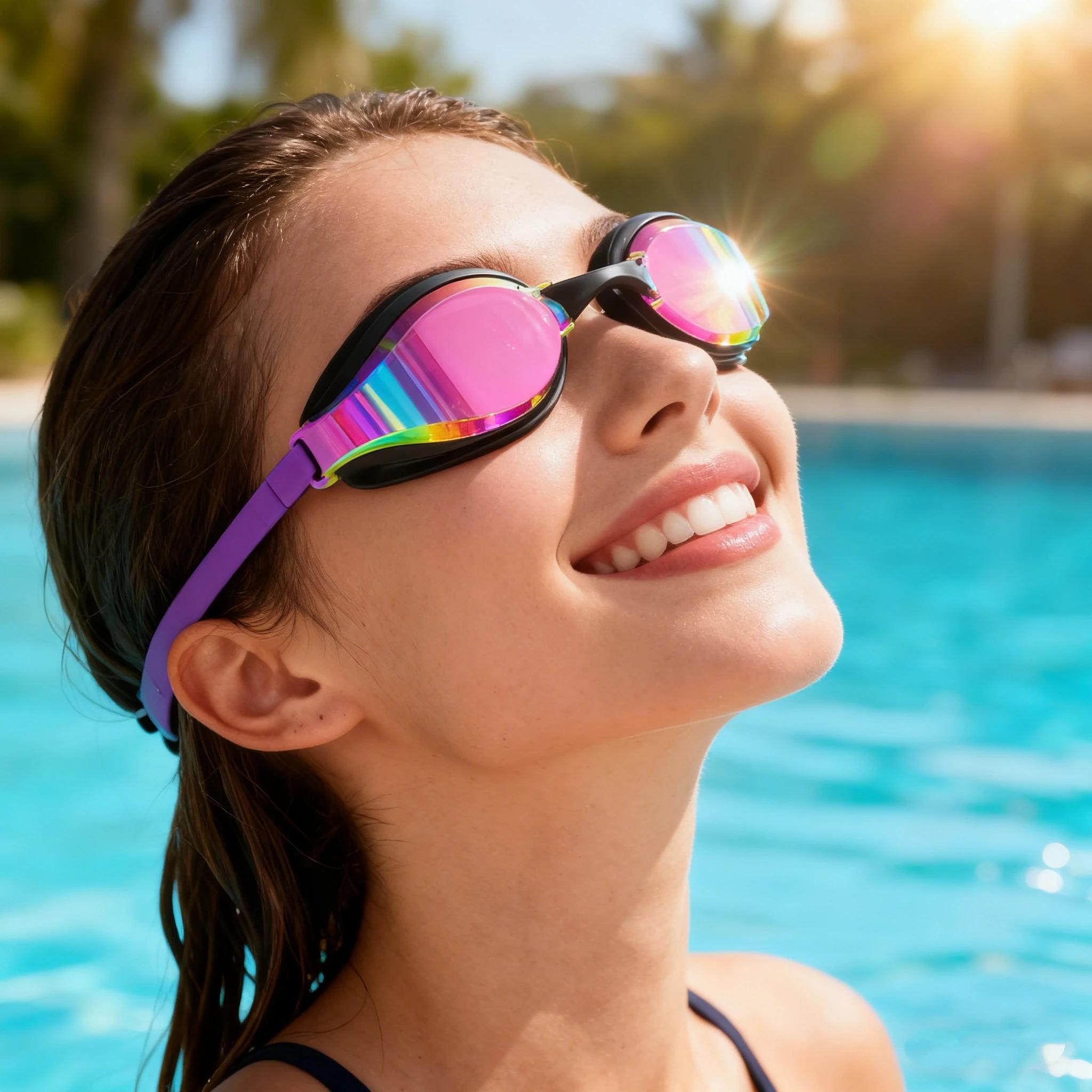 Lunettes de natation compétition professionnelles étanches anti-buée haute définition unisexe adultes