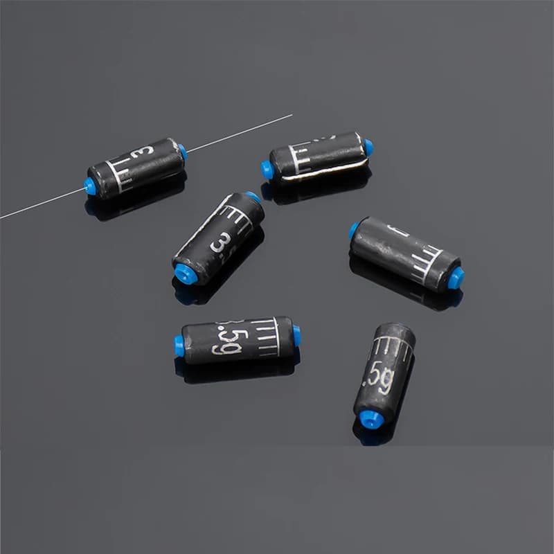 Plombs de pêche plats en plomb 1.5g à 3.5g par 50 ou 100 pièces pour montage ligne et accessoire pêche