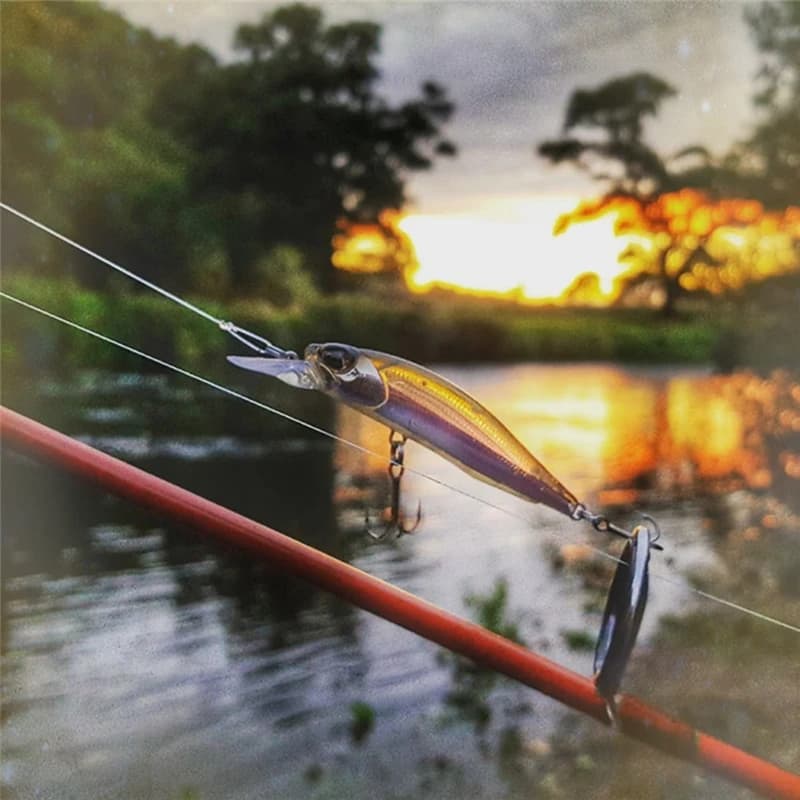 Leurre dur minnow 77mm/63mm 2025 - Jerkbait coulant pour pêche au leurre - Appât wobbleur