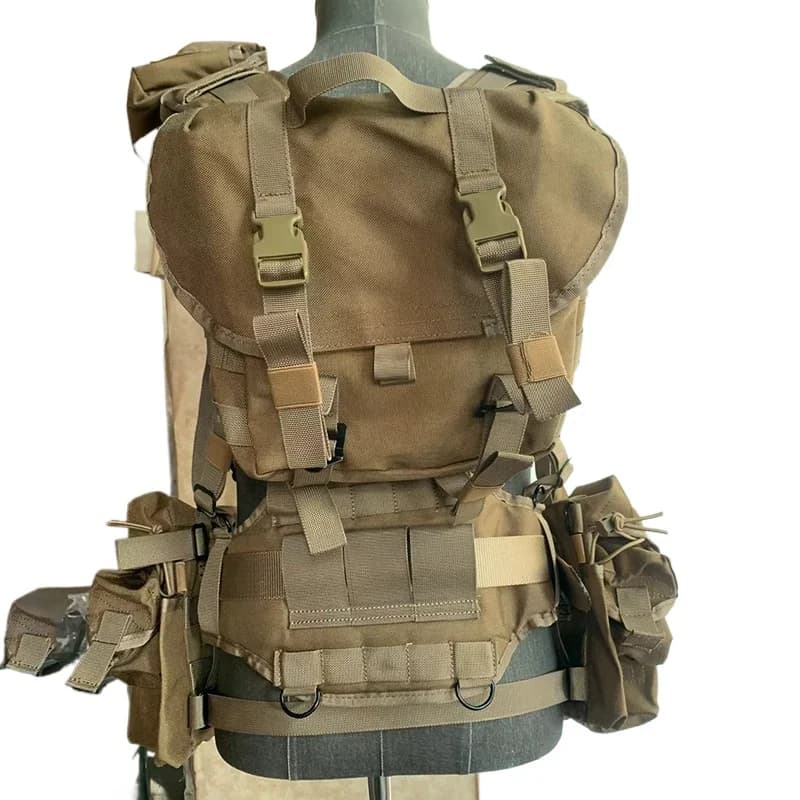 Veste tactique forces spéciales pêche - Équipement randonnée pêche - Fan chasse gros poissons
