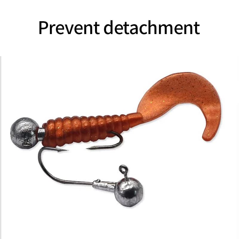 Têtes plombées tungstène 10 pièces 2g à 14g - Jigs pêche roche pour leurres souples et vers