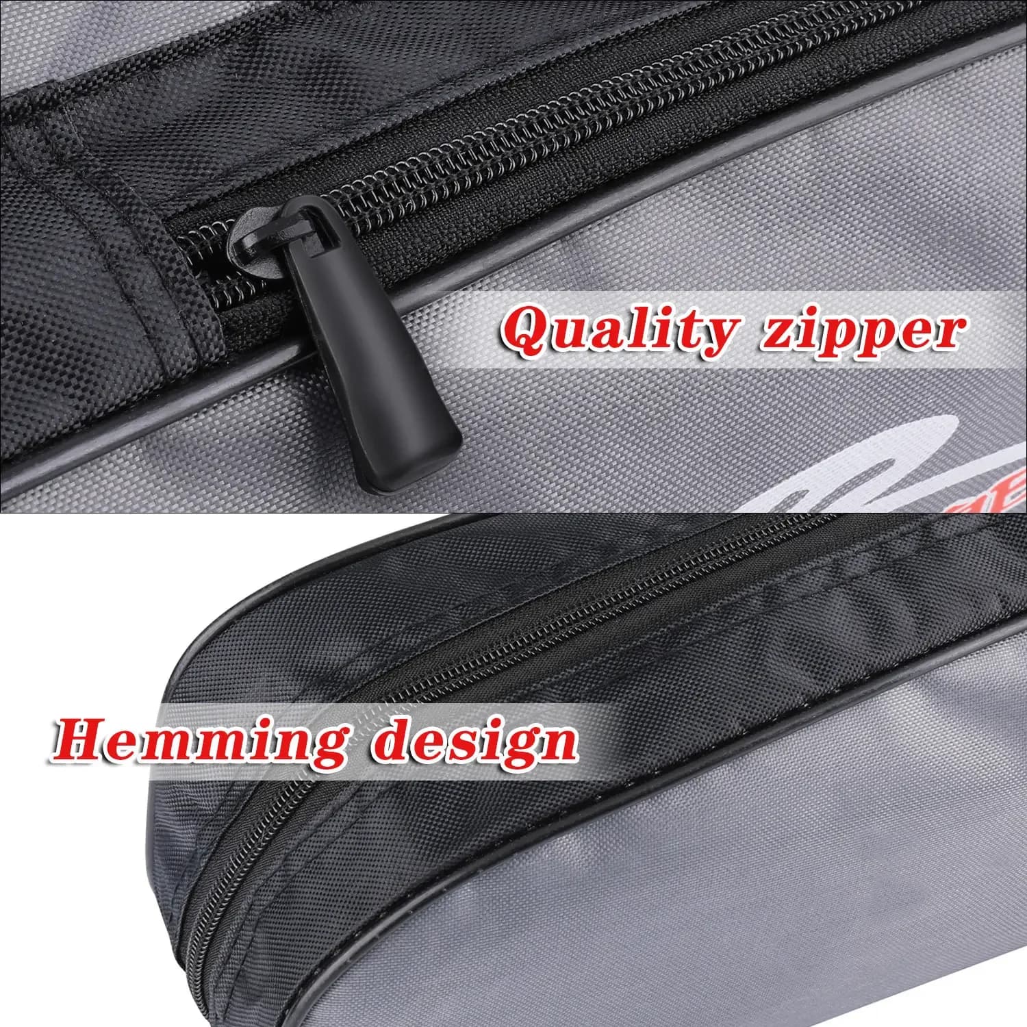 Sac de rangement canne à pêche Sougayilang monocouche portable, grand sac nylon pour accessoires pêche