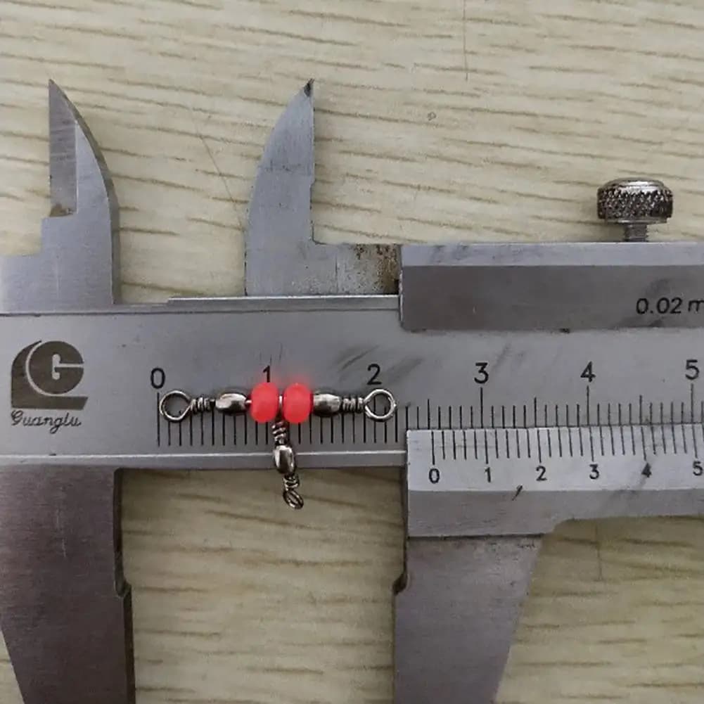 Triple swivels à bille 10 30 50 pièces pour pêche connecteur roulement à billes solide accessoires montage