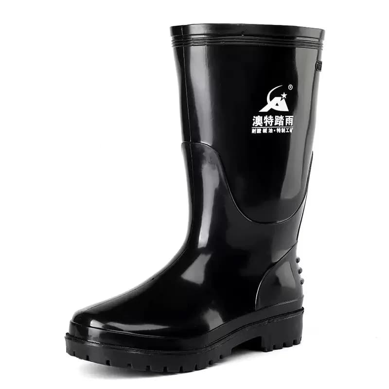 Bottes mi-mollet australiennes pêche - Chaussures sécurité imperméables à bout rond