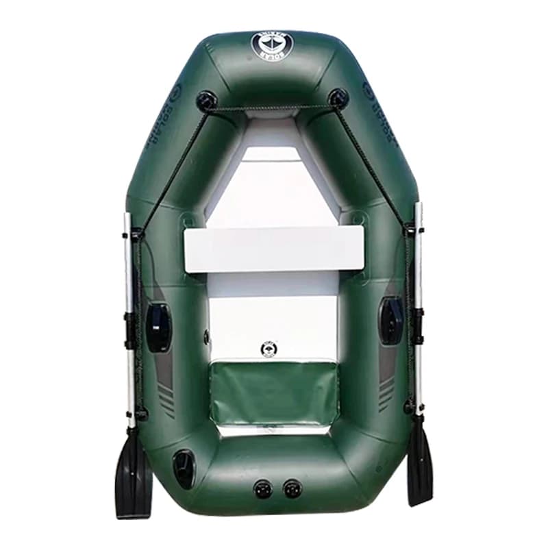 Kayak gonflable PVC Solarmarine 175cm - Bateau de pêche résistant avec plancher à air