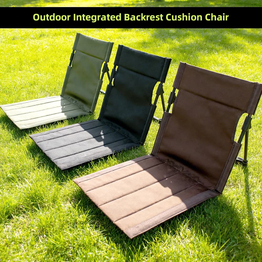 Chaise extérieure pliante légère compacte camping portable pour adultes pêche randonnée