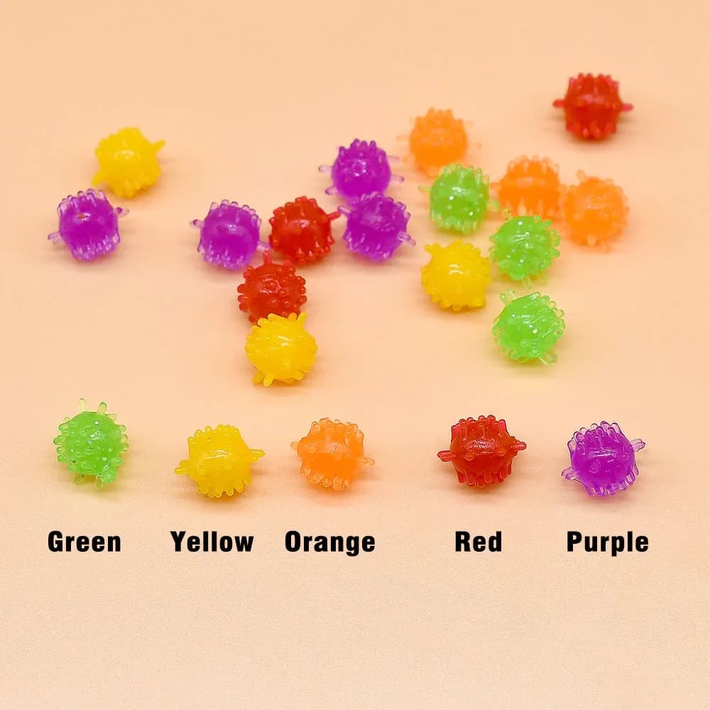 Perles flottantes TPE 25 pièces - Goût maïs pour truite et perche - Appâts souples 10mm