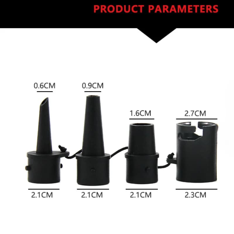 Adaptateurs de valve universels pour pompe à paddleboard, kayak et bateau gonflable - Accessoires pêche