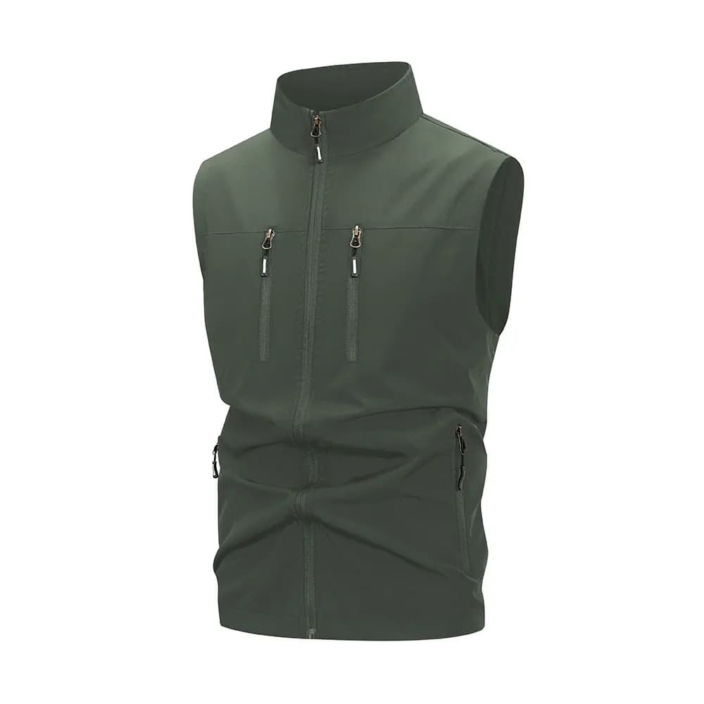 Veste de pêche homme imperméable et respirante pour le printemps, l'été et l'automne