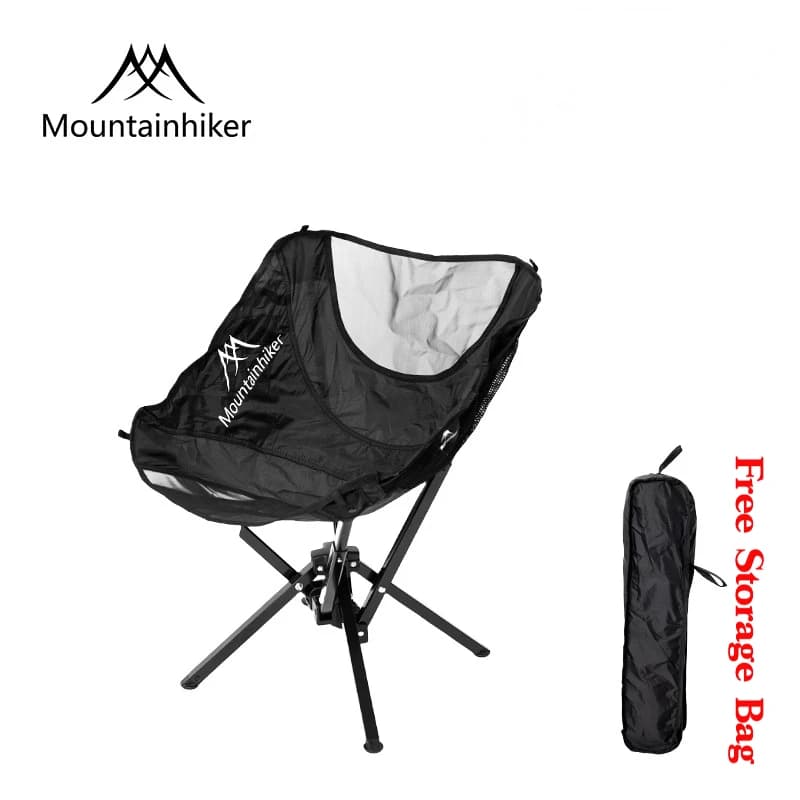 Chaise pliante super résistante MOUNTAINHIKER portable pour camping plage randonnée pêche et pique-nique