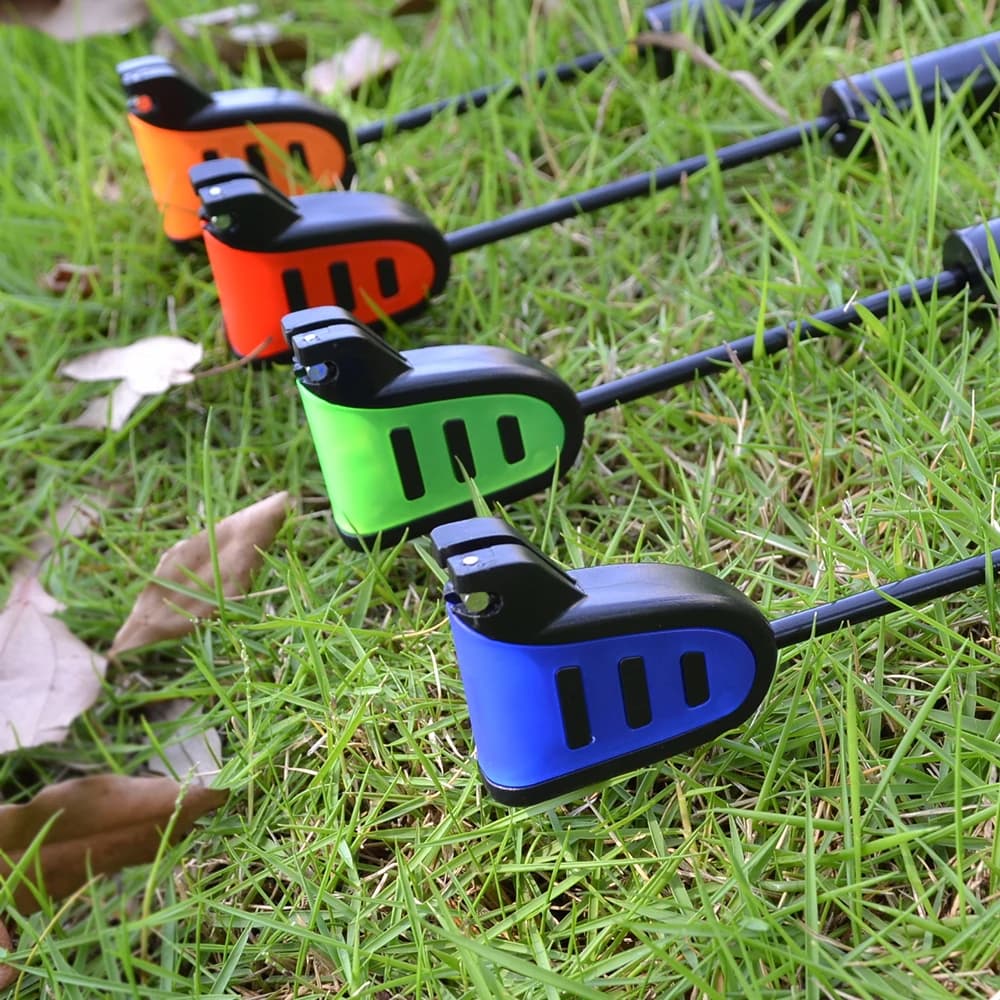 Set de swingers LED Hirisi pour pêche à la carpe - indicateurs de touche avec connecteur rapide B2030