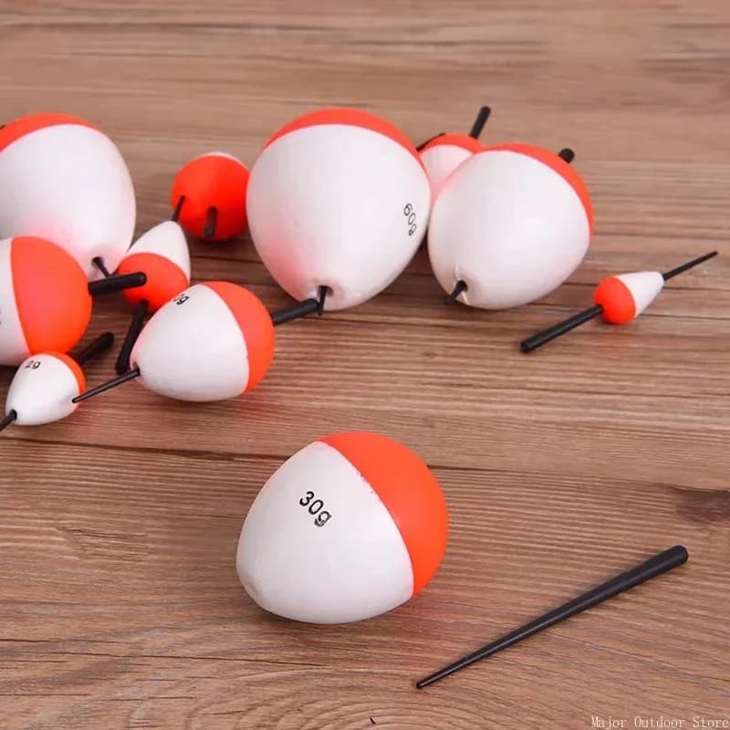 5 bouées de mer EVA 10-60g pour pêche en mer - Flotteurs robustes pêche côtière