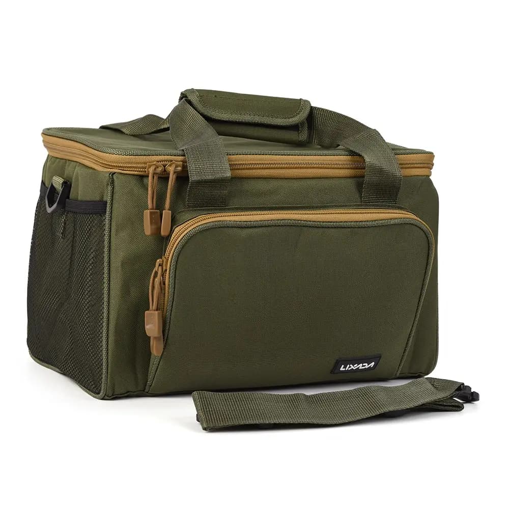 Sac épaule pêche homme Lixada rangement leurres - Accessoire matériel pêche sac à dos