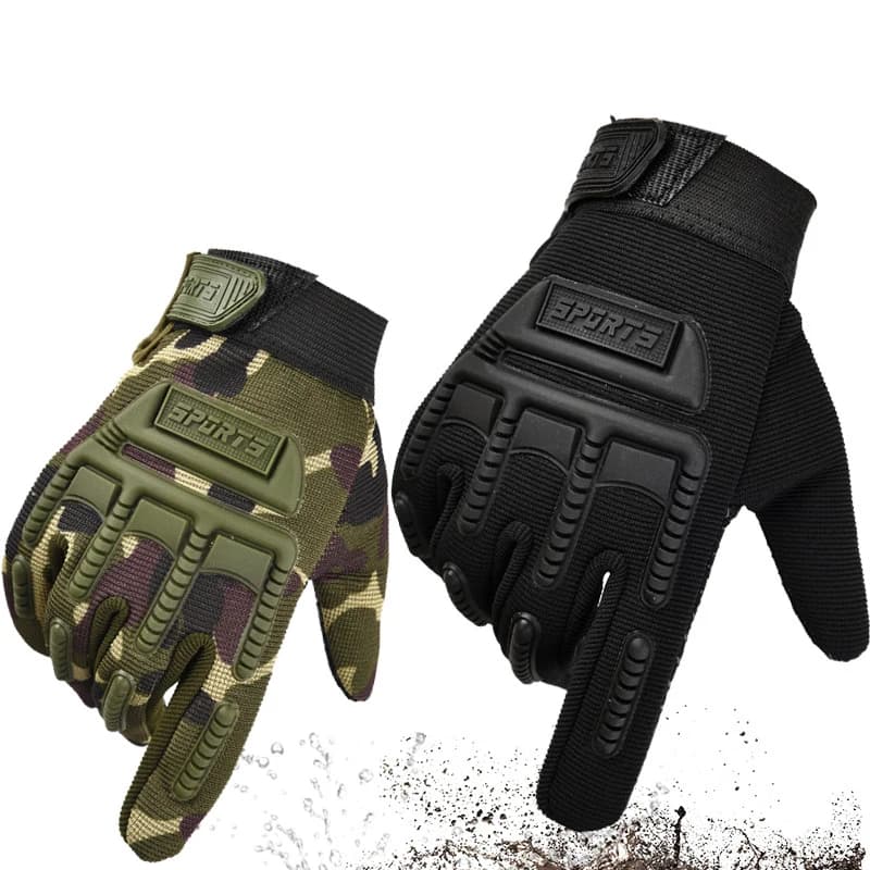 Gants enfants 2-7 ans camouflage 4 saisons - Gants pêche vélo anti-dérapants escalade garçons filles