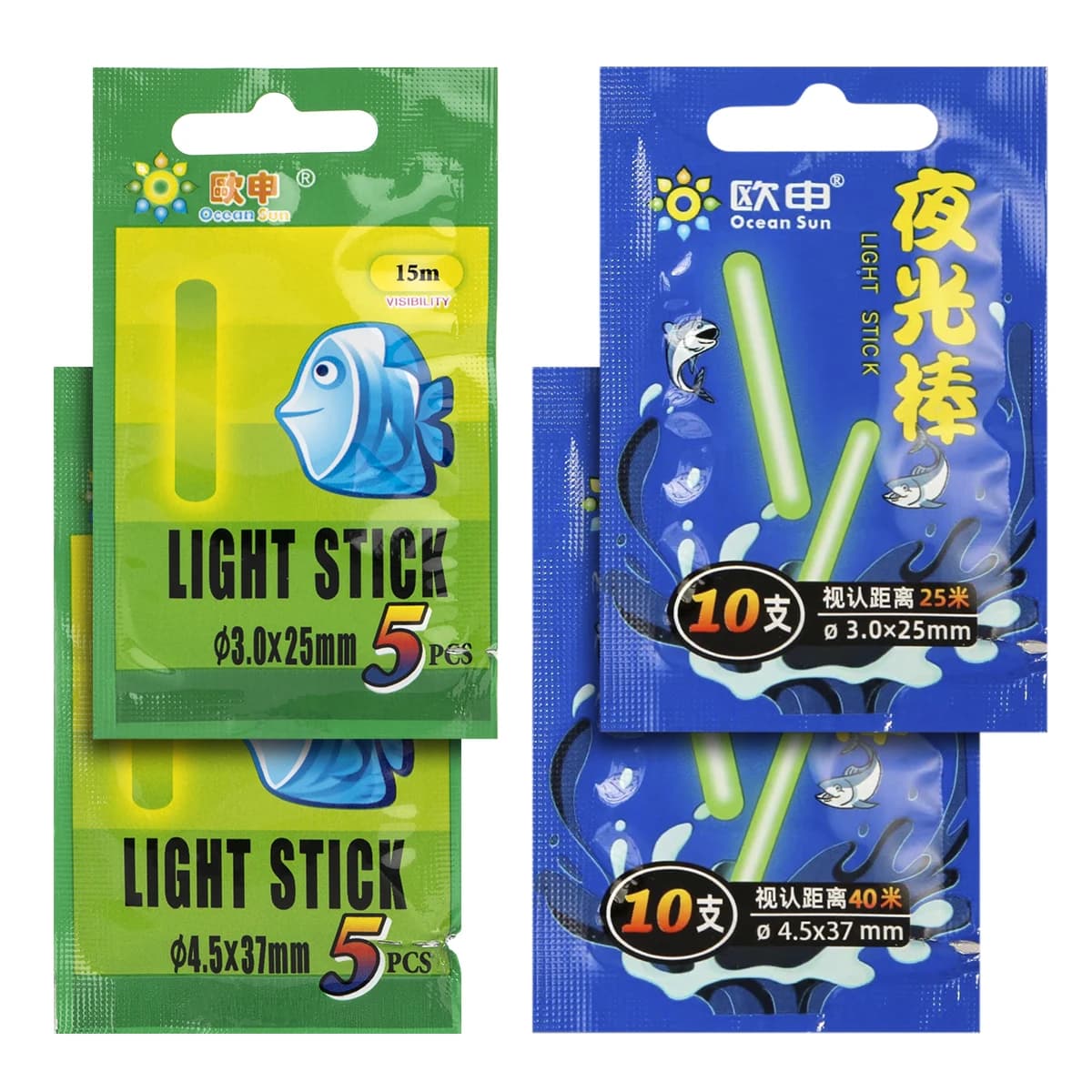 Lot 25/50 bâtons lumineux fluorescents pour flotteurs pêche nocturne accessoires équipement pêche