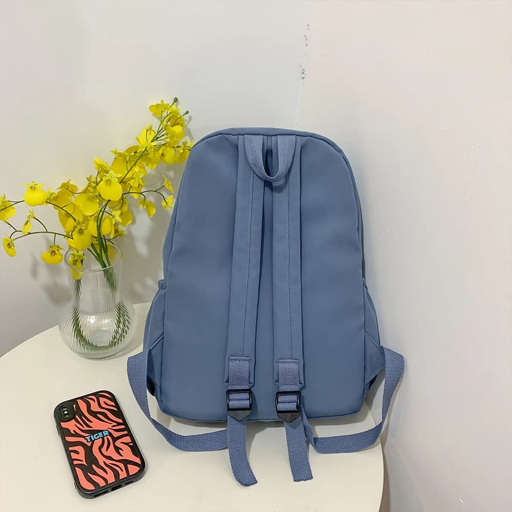 Sac à dos simple pour étudiants pêcheurs - Collège, lycée, université - Style décontracté polyvalent