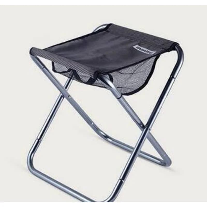 Tabouret aluminium léger 40cm pliable - Siège pêche camping avec sac de transport inclus
