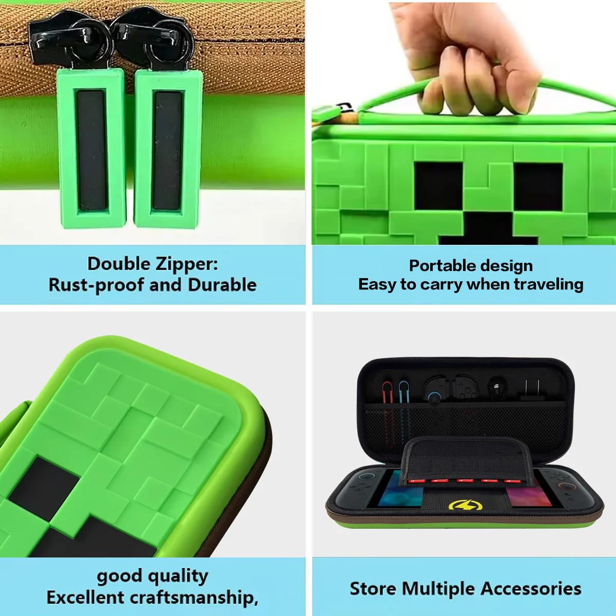 Étui de transport rigide portable pour Switch 2 - Sac de stockage anti-choc avec couverture PU