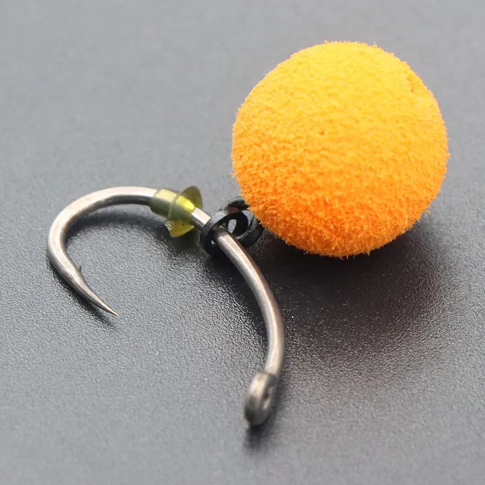 Vis à appâts pour pêche carpe - 20 pièces - Pour bouillettes pop-up et méthode feeder - Accessoires montages