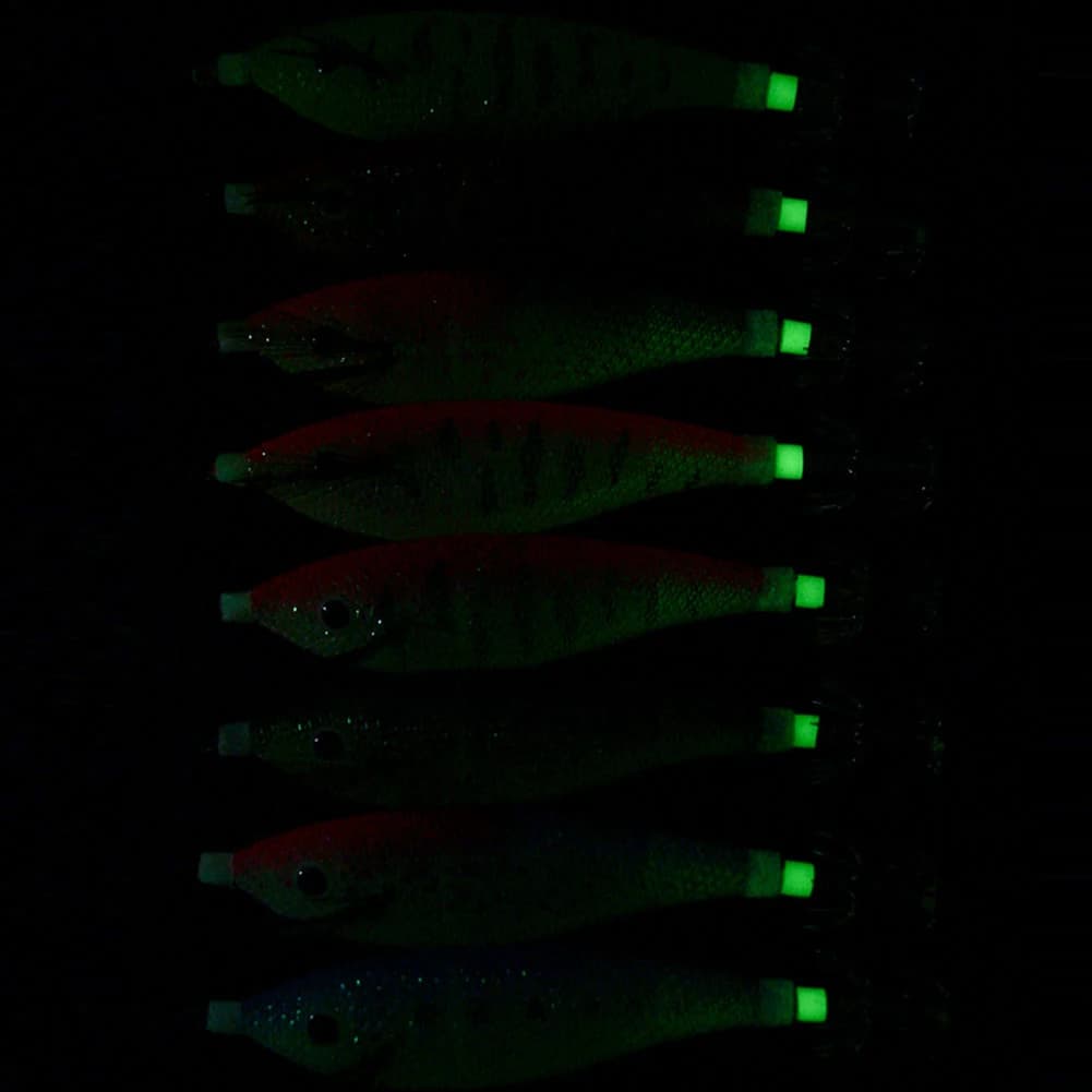 Leurre horizontal lumineux pour calmar - Leurre artificiel pêche à la traîne leurre seiche