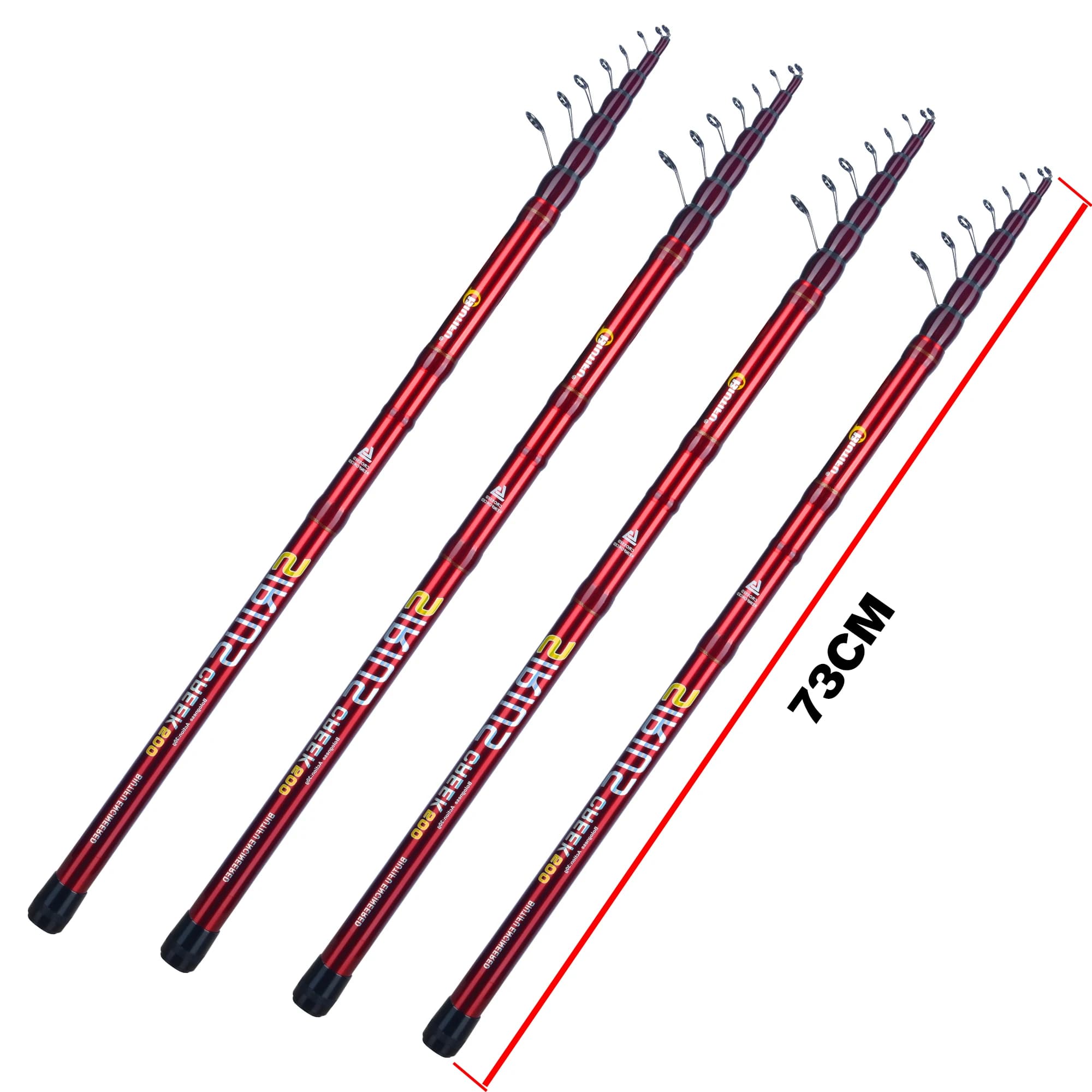 Canne télescopique Bolognese BIUTIFU T800 Carbone Ultra-Léger 30g pour pêche à la truite en extérieur
