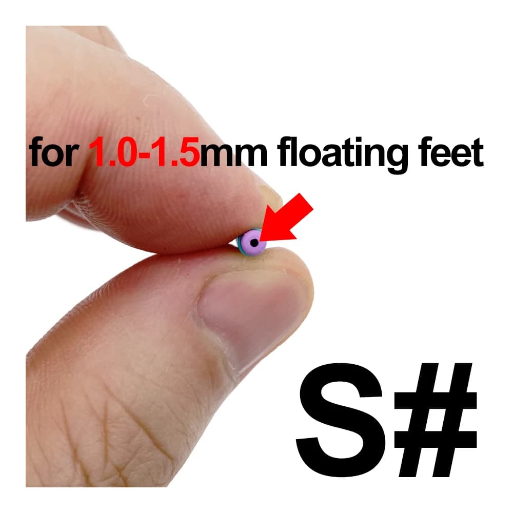 20 sièges de flotteurs coulissants rotatifs couleurs aléatoires - accessoires montage pêche verticale