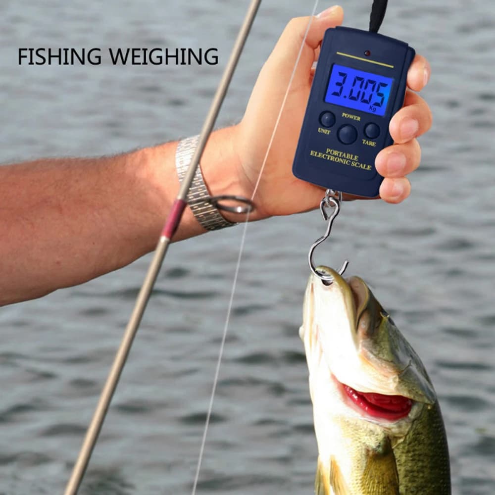 Mini balance électronique poche pêche 40kg/10g multifonction - Balance portable numérique pour pêcheurs