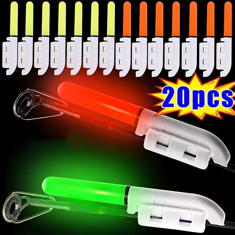 Lampe LED électronique pour canne pêche nocturne - flotteur lumineux étanche CR322/CR425