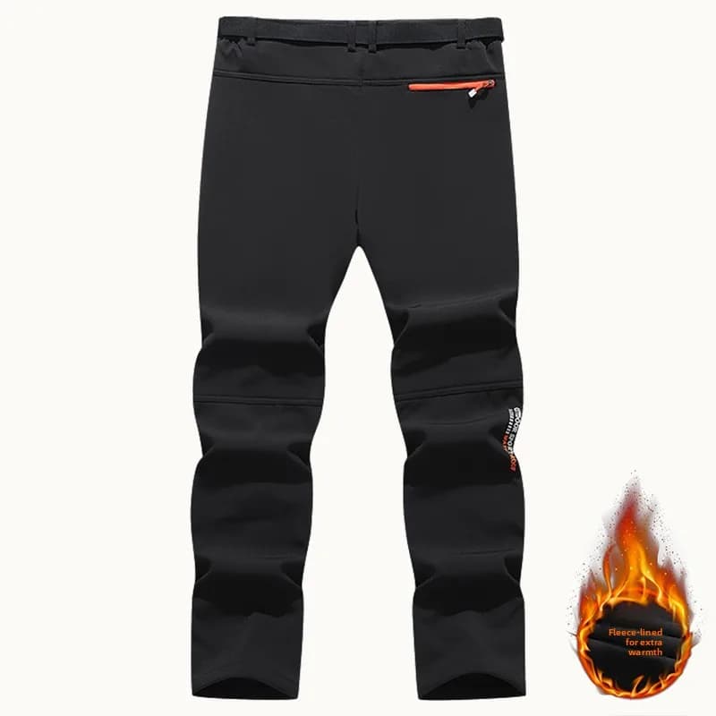 Pantalon de randonnée softshell pour homme - pantalon droit imperméable coupe-vent automne hiver