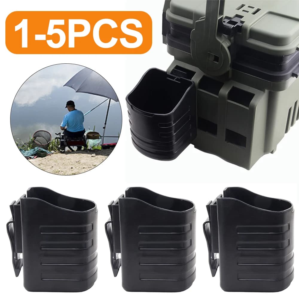 Porte-gobelet vertical pour boîte Meiho - Accessoire rangement boissons pêche