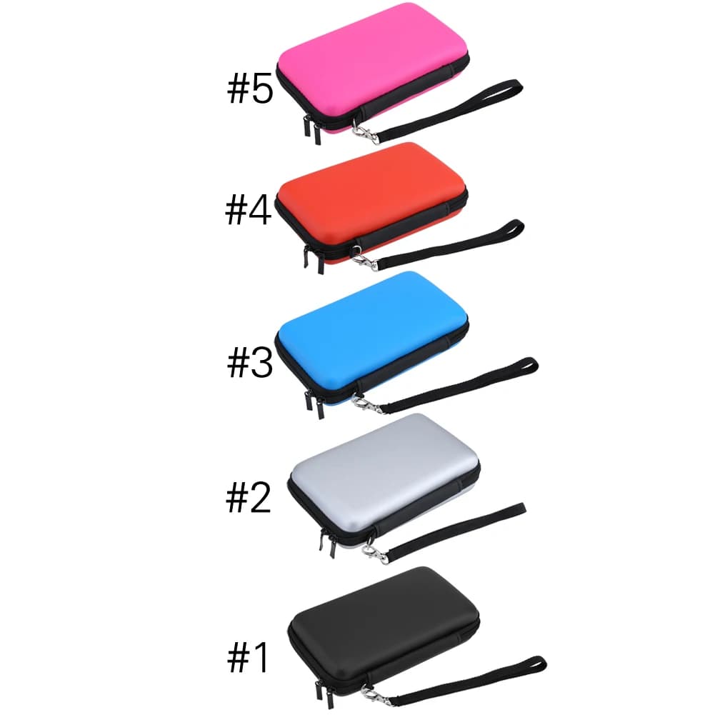 Étui de protection rigide portable pour Nintendo 3DS New 3DS NDSI NDSL New 2DS XL transport