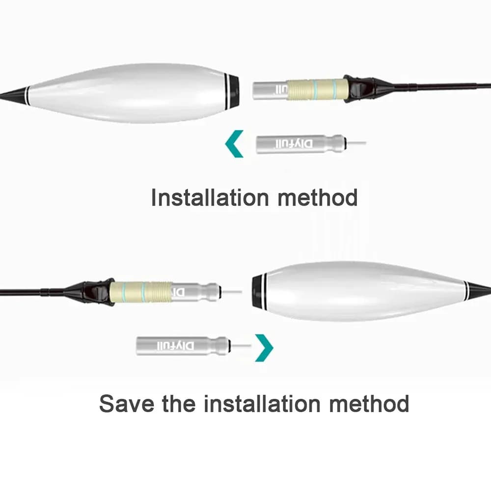 Nouveau set flotteurs électroniques LED 2024 - détection gravité 3g à 20g été hiver