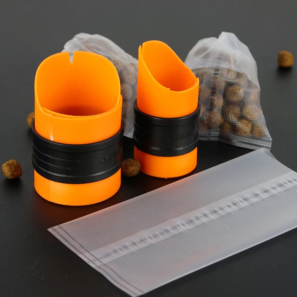 Système de chargement PVA pour sacs solides - Outil d'amorçage carp fishing à fusion rapide