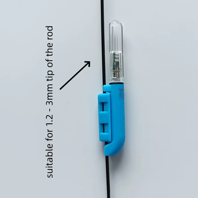 2 lampes pour extrémité de canne nuit - Capteur électronique pour pêche surfcasting et mer