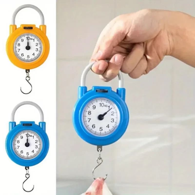 Balance mécanique portable 10kg pour pêche - Précision manuelle robuste pour peser poissons en extérieur