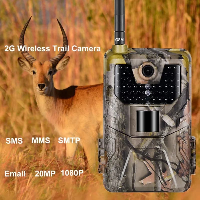 HC900M caméra chasse 20MP 1080P avec envoi SMS MMS boîtier métal étanche vision nocturne 2G