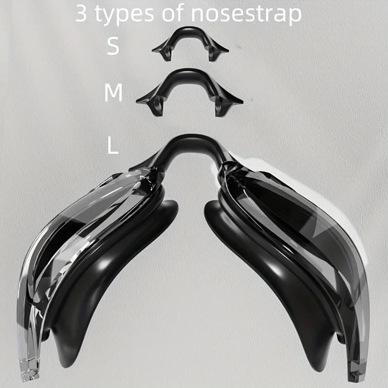 Lunettes natation unisexes étanches professionnelles - anti-buée protection UV adultes