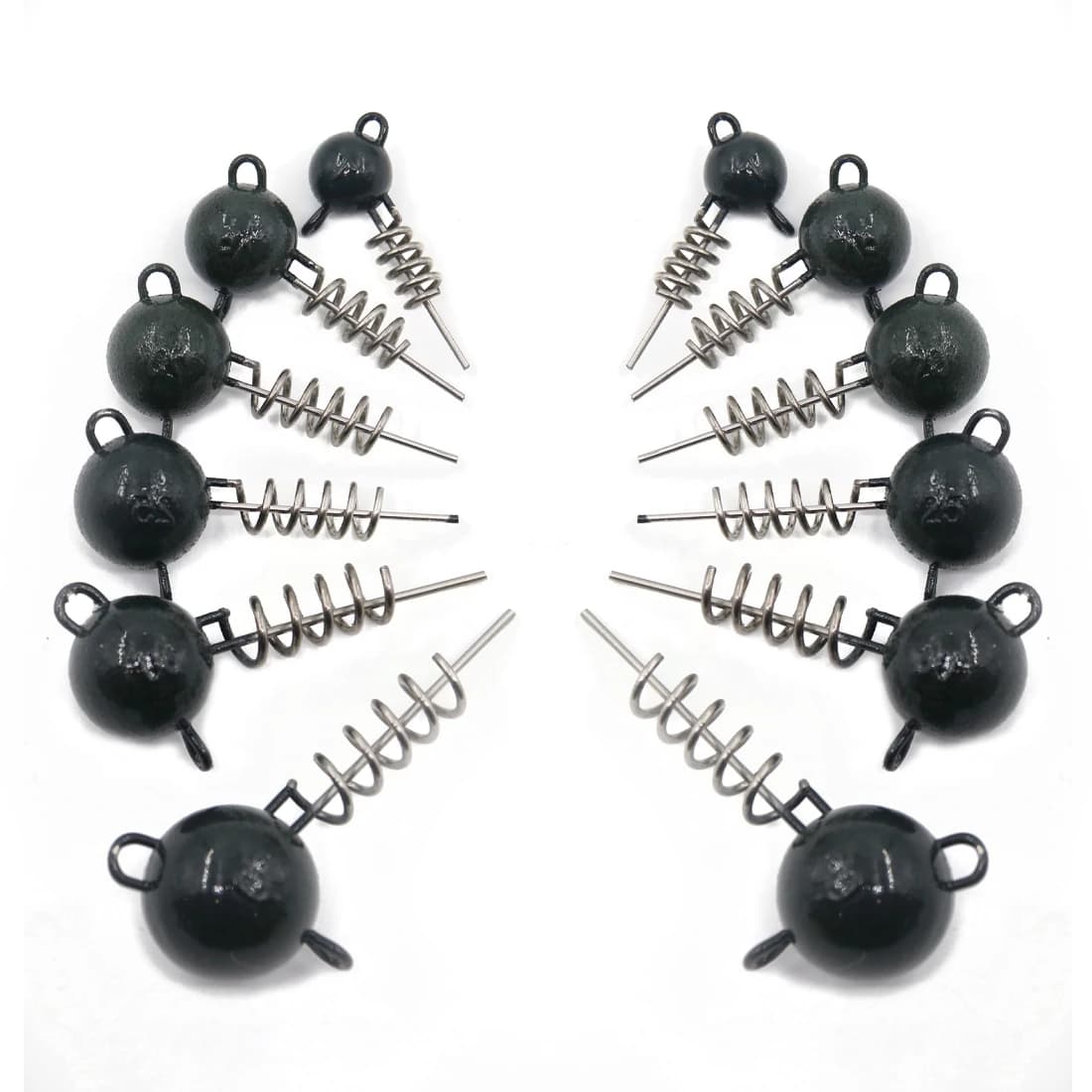 Montage stinger 9KM pour brochet avec tête plombée et hameçon triple - Accessoire pour leurres souples