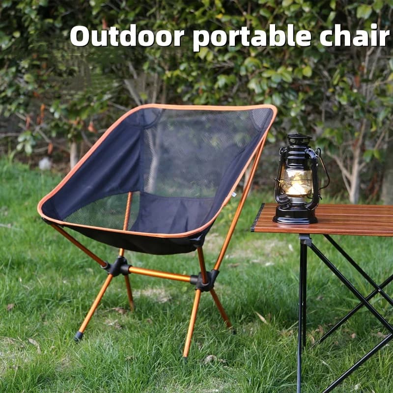 Chaise lune camping pliante aluminium - Ultra-légère pour pêche confortable en extérieur