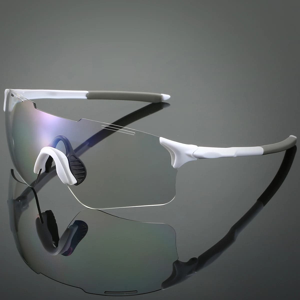 Lunettes de sport photochromiques sans monture pêche - Protection professionnelle cyclisme homme femme UV400