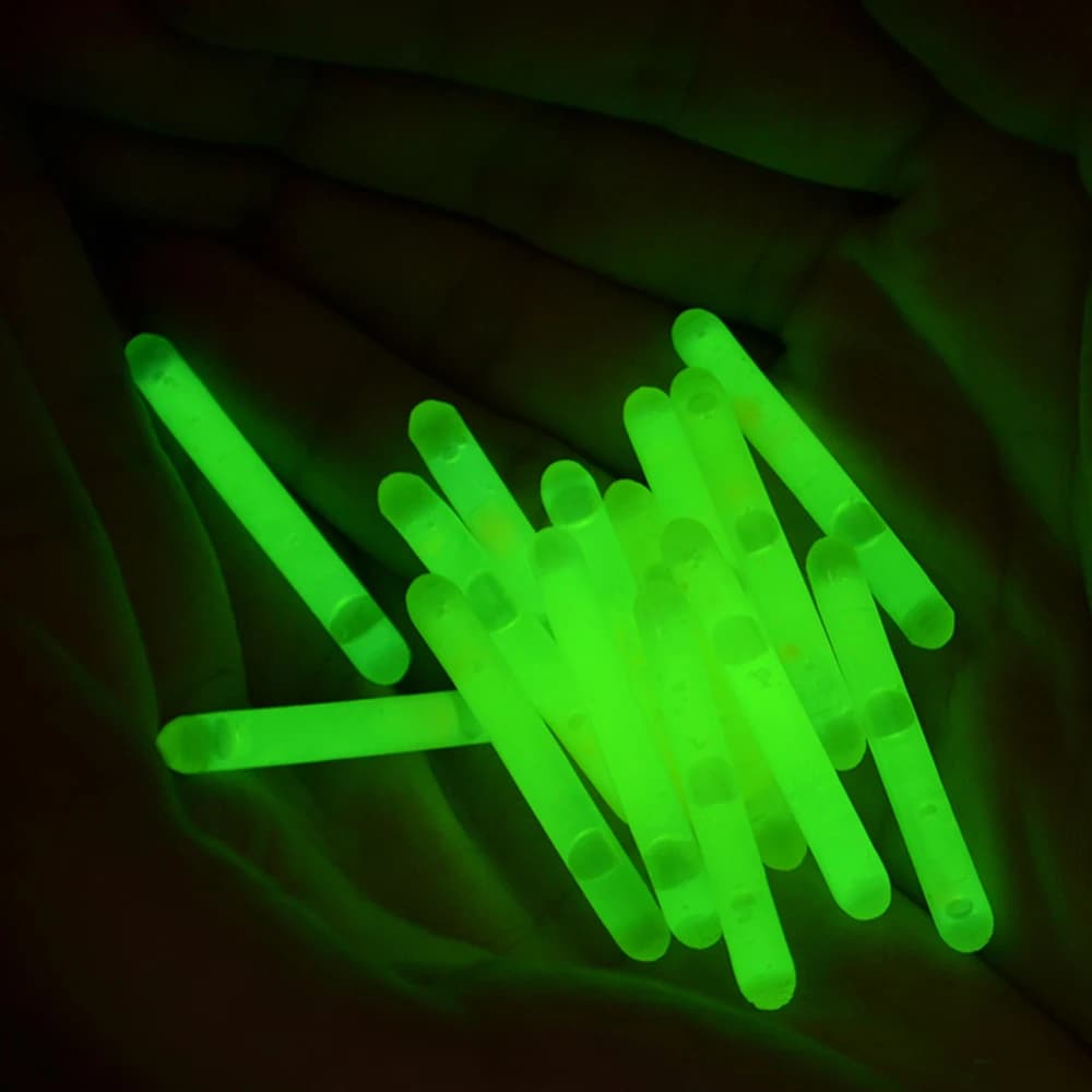 Luminous Sticks Pêche Nuit Starlight 15 Pièces pour Flotteur et Canne 4.5x3.9 cm