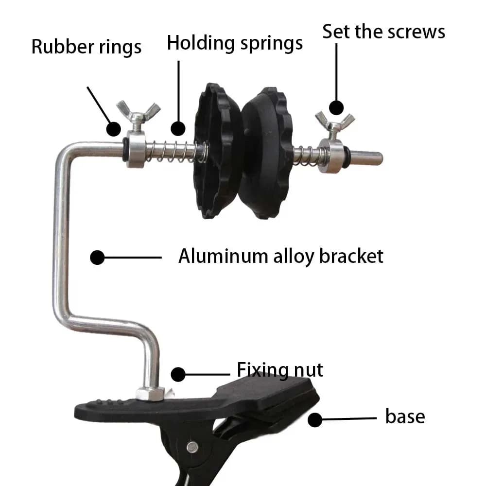 Machine à enrouler ligne de pêche portable JSFUN pour moulinet casting et spinning outil de montage