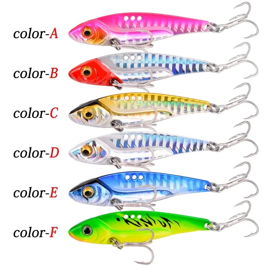 Leurre métal vib blade coulant 7g à 25g vibration swimbait pour pêche du brochet et de la perche