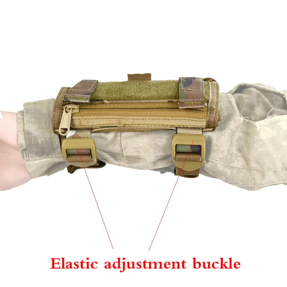 Pochette carte bras tactique - Rangement téléphone et accessoires pêche