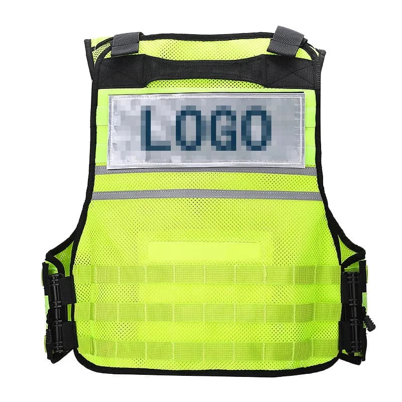 Gilet tactique Quick Detachable Mesh MOLLE respirant multifonction pour pêche et devoir