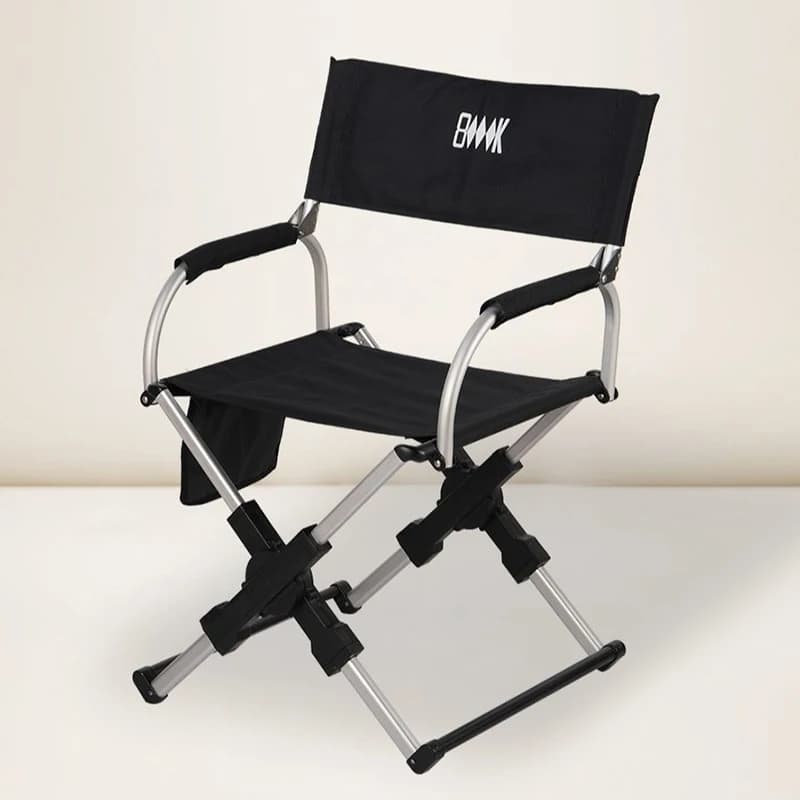 Chaise pliante design nordique métal - Fauteuil de plage portable et tabouret de bar moderne