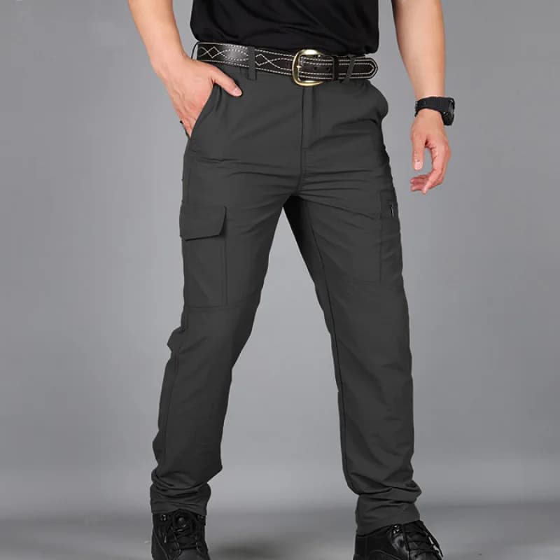 Pantalon cargo militaire slim fit pour pêche - Randonnée trekking pêche montagne homme